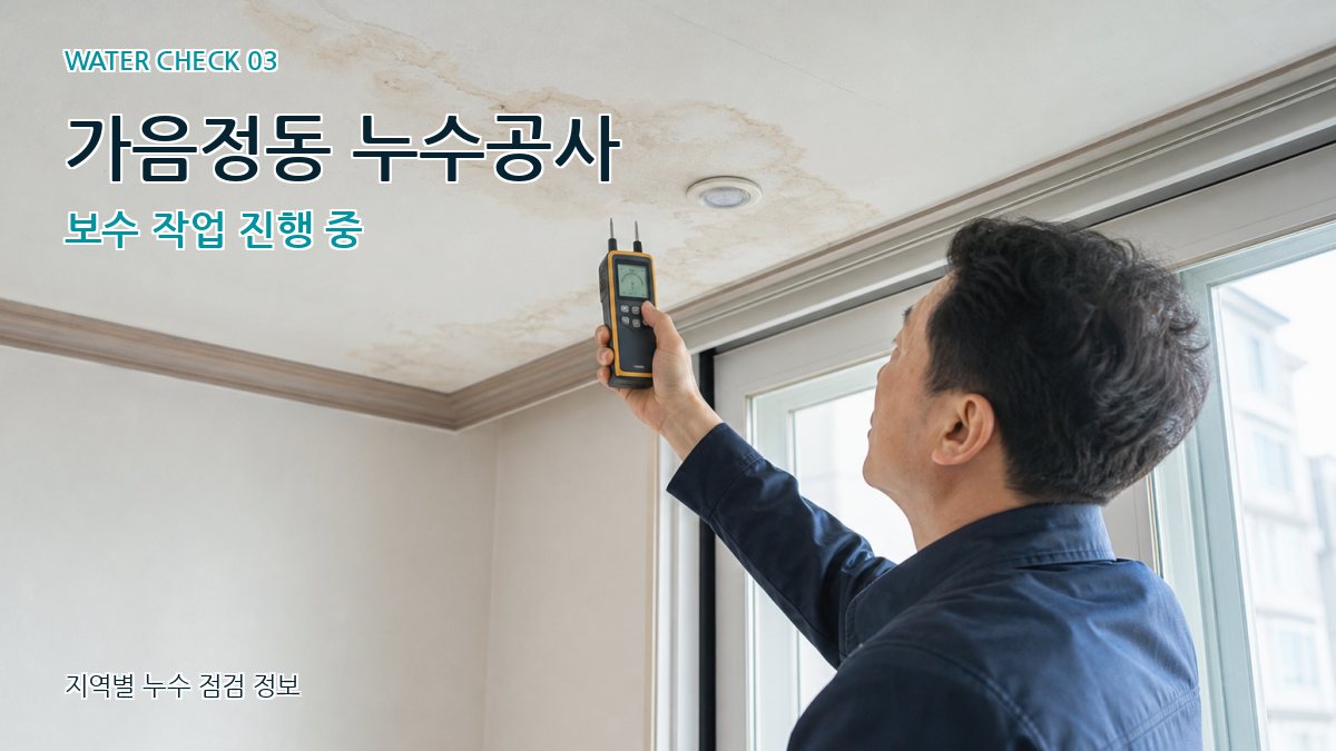 가음정동 천장누수 누수탐지 이미지
