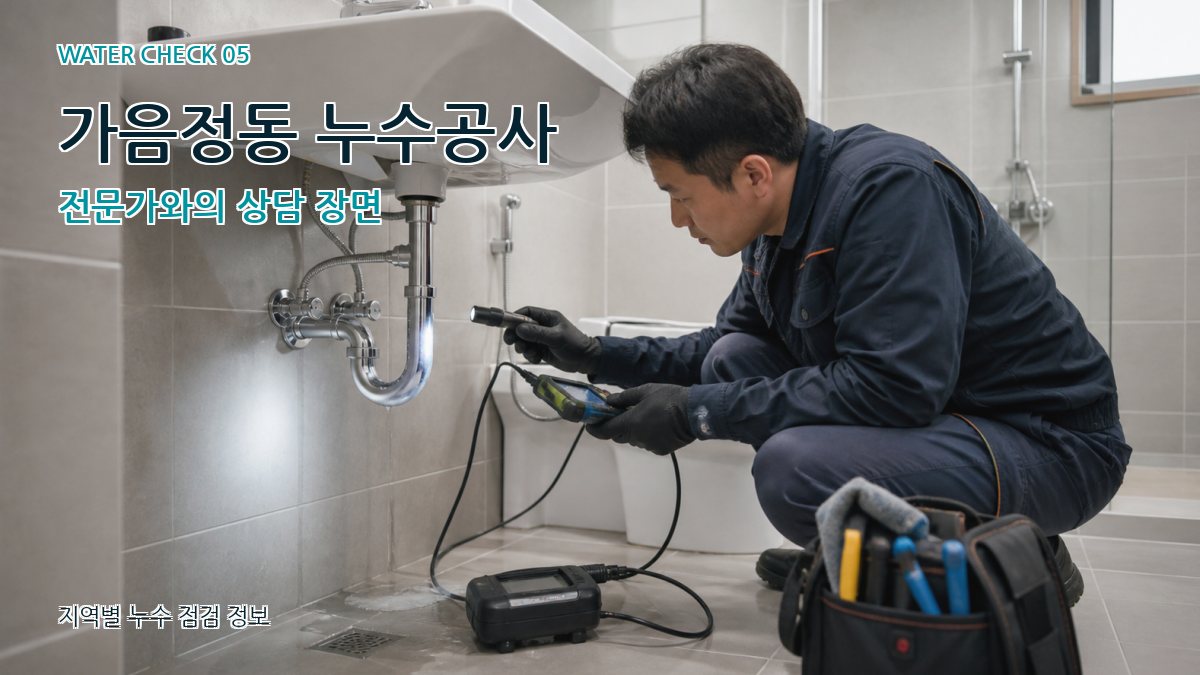 가음정동 누수공사 누수탐지 이미지