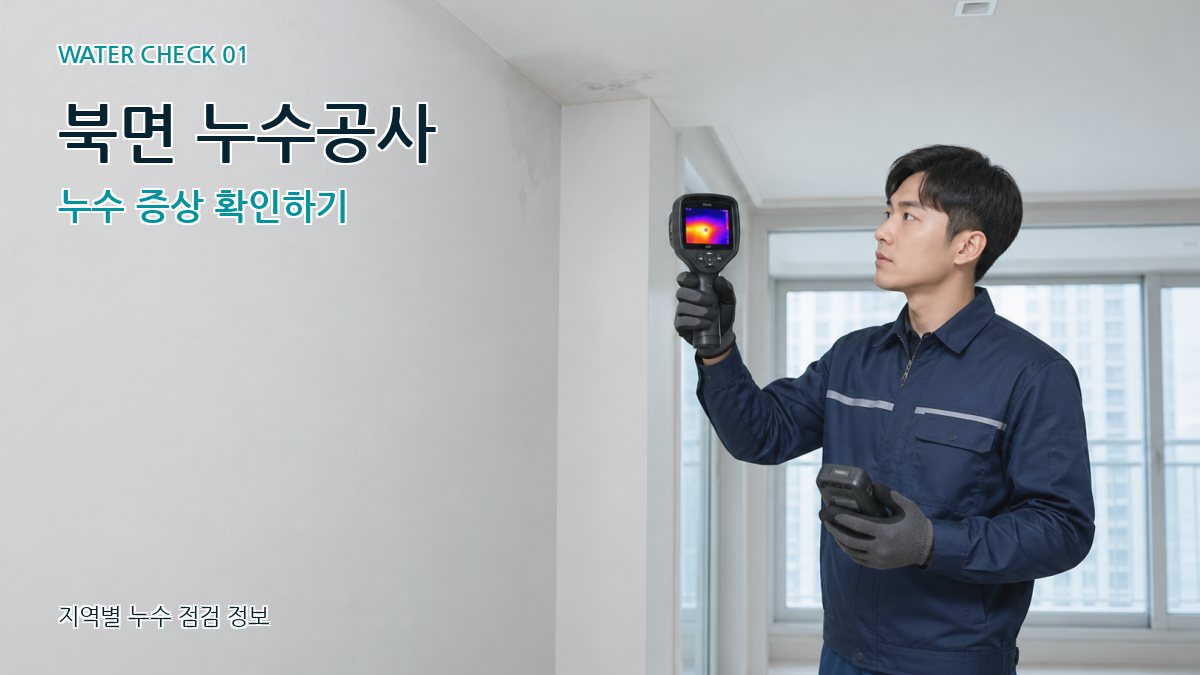 북면 아파트누수 누수탐지 이미지