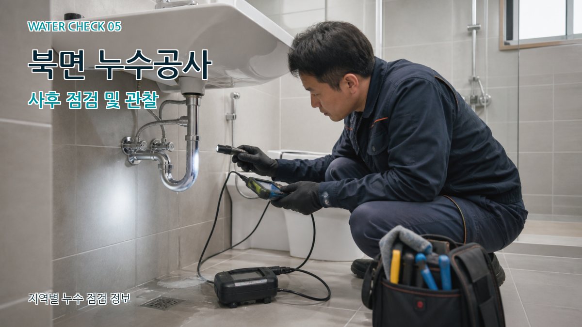 북면 누수공사 누수탐지 이미지