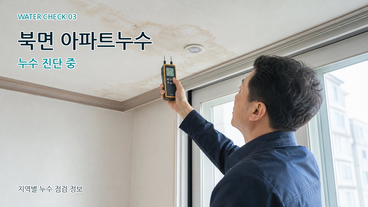 북면 천장누수 누수탐지 이미지