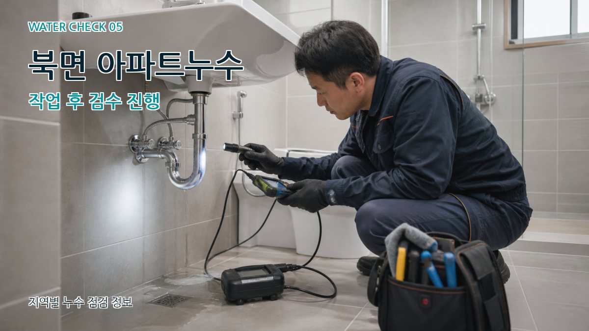 북면 누수공사 누수탐지 이미지