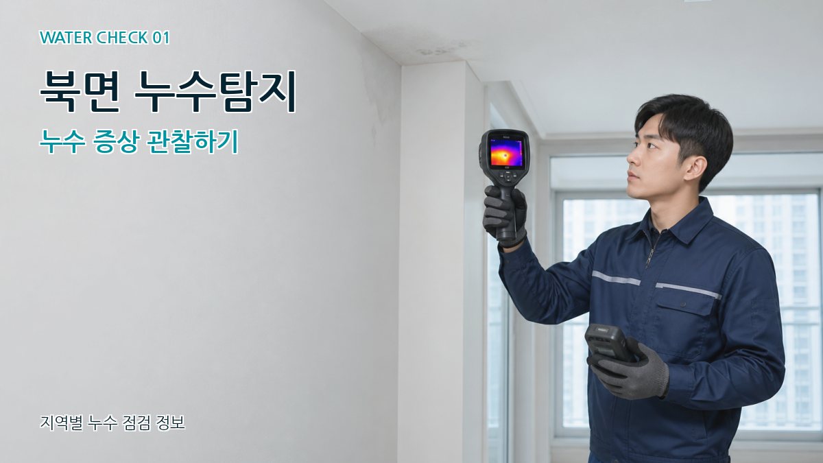 북면 아파트누수 누수탐지 이미지