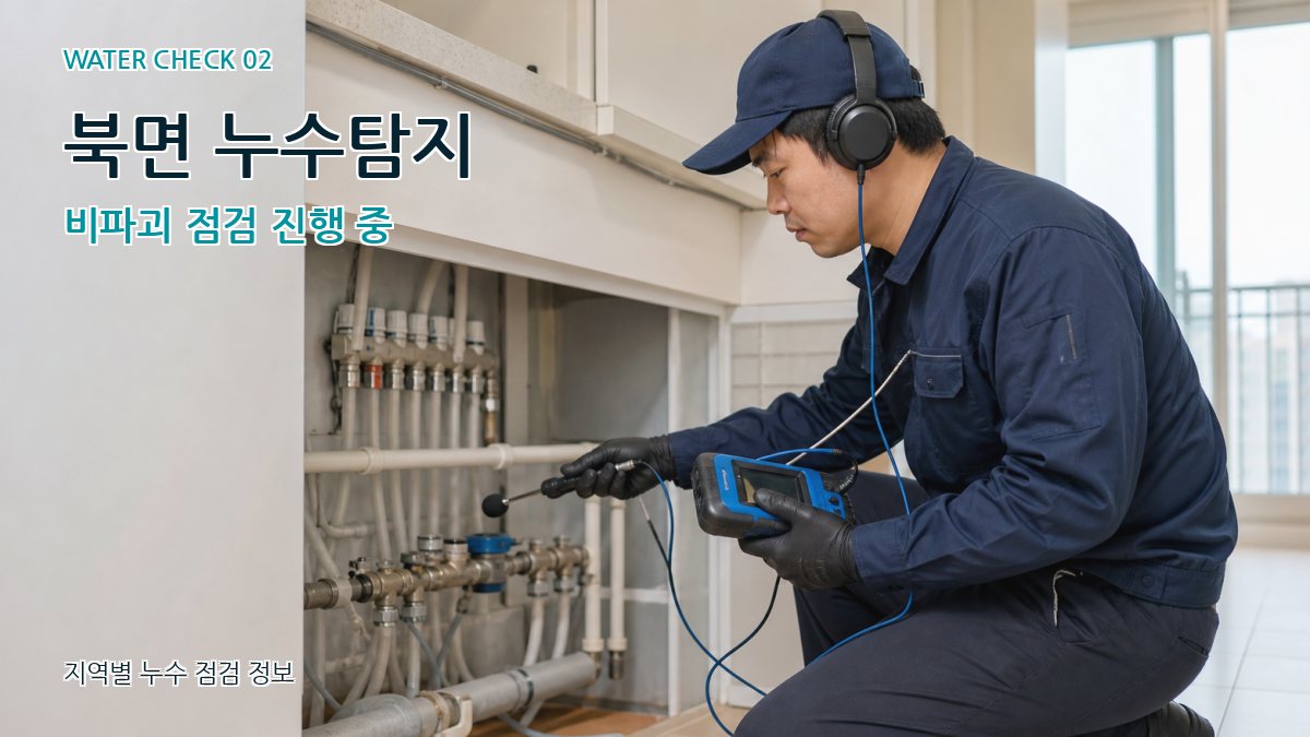 북면 화장실누수 누수탐지 이미지